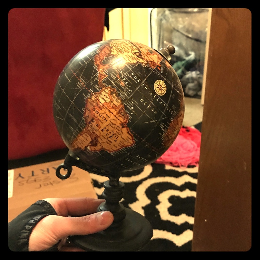 Desk world globe